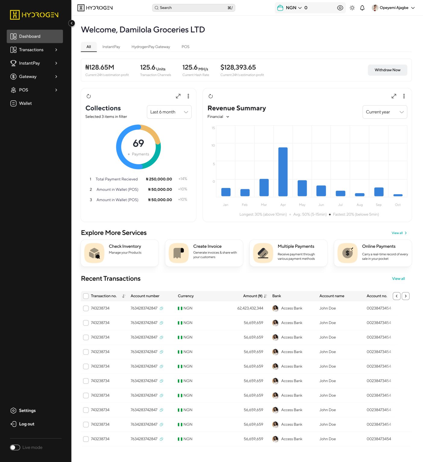Instant Pay Gradient Instant Pay - hydrogen